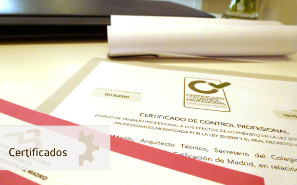 Certificados técnicos